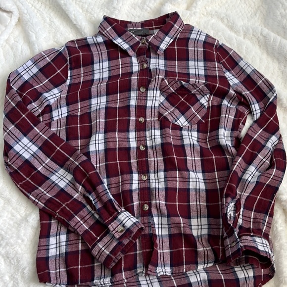 Primark 100% Cotton Long Sleeve Flannel Shirt Size 8 - Picture 6 of 11